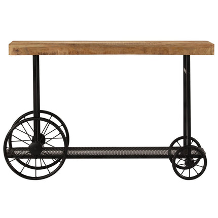 Table Console Bois Massif De Manguier 115 X 36 X 76 Cm