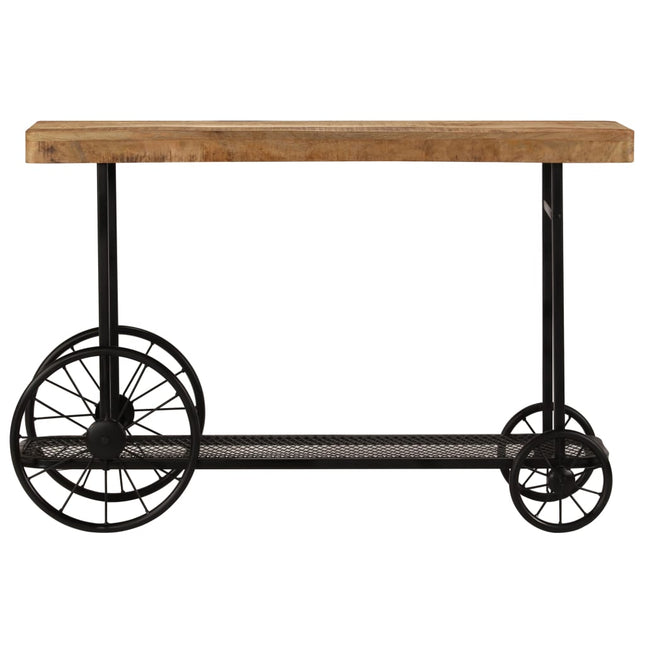 Table Console Bois Massif De Manguier 115 X 36 X 76 Cm