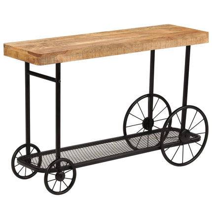 Table Console Bois Massif De Manguier 115 X 36 X 76 Cm