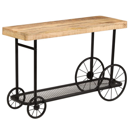Table Console Bois Massif De Manguier 115 X 36 X 76 Cm