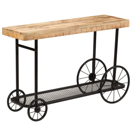 Table Console Bois Massif De Manguier 115 X 36 X 76 Cm