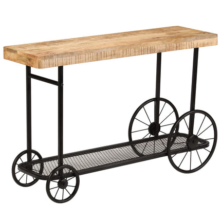 Table Console Bois Massif De Manguier 115 X 36 X 76 Cm