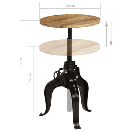 Table De Bar Bois De Manguier Massif