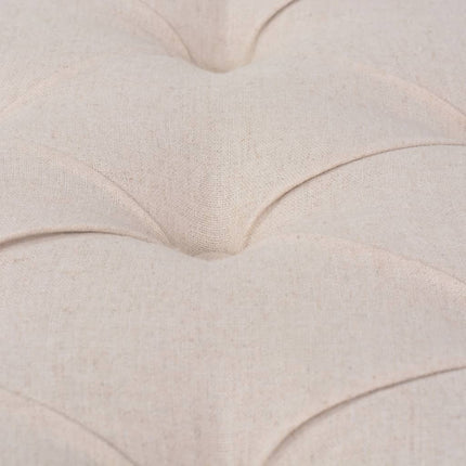 Banc Lin Bois Massif 150 X 40 X 48 Cm