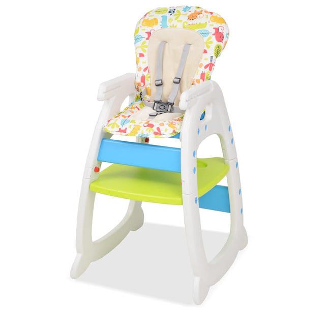Chaise Haute Convertible 3-En-1 Avec Table