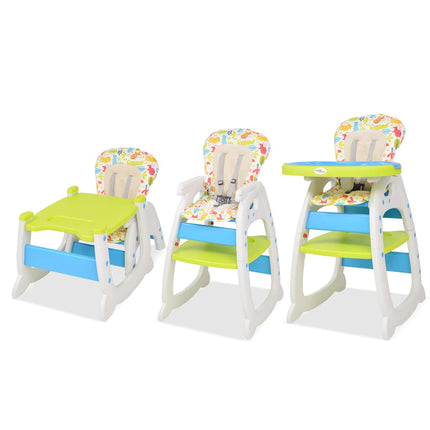Chaise Haute Convertible 3-En-1 Avec Table