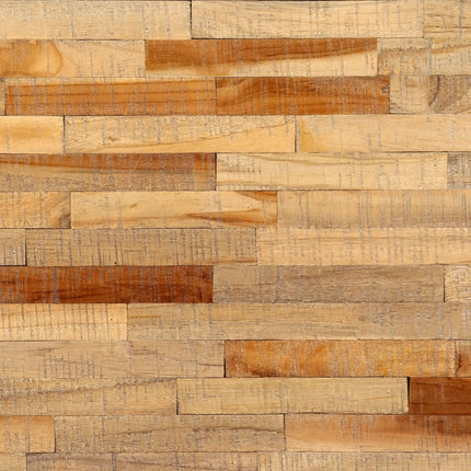 Table Basse Teck De Récupération Massif 90X65X40 Cm