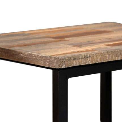 Ensemble De Table Basse Gigogne 3 Pcs Teck Massif Récupération