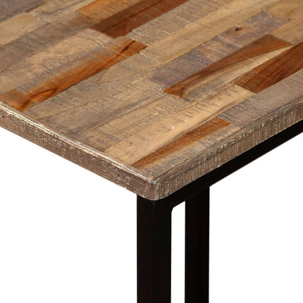 Ensemble De Table Basse Gigogne 3 Pcs Teck Massif Récupération