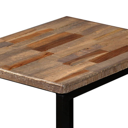 Ensemble De Table Basse Gigogne 3 Pcs Teck Massif Récupération