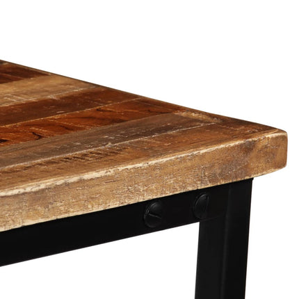 Table Console Teck Recyclé Massif 90 X 30 X 76 Cm