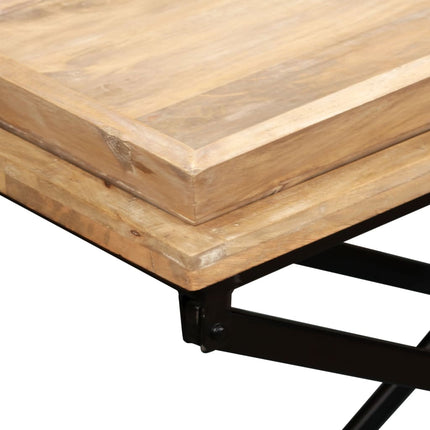 Table Console Bois De Manguier Massif