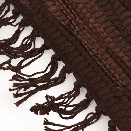 Tapis Chindi Cuir Tissé À La Main