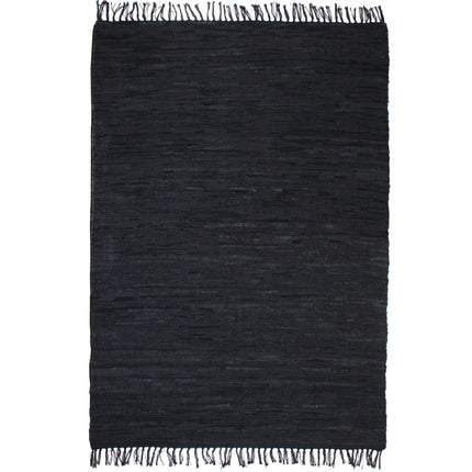 Tapis Chindi Cuir Tissé À La Main