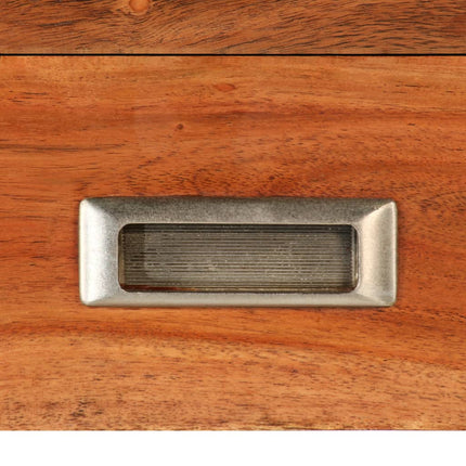 Meuble Tv Avec Tiroirs Bois D’acacia Massif 140 Cm