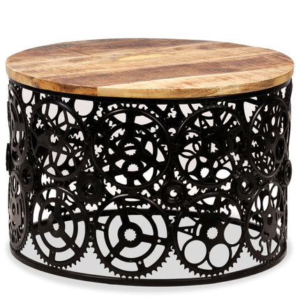 Table Basse Bois De Manguier Massif 60X40 Cm
