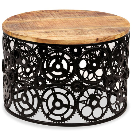 Table Basse Bois De Manguier Massif 60X40 Cm