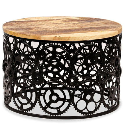 Table Basse Bois De Manguier Massif 60X40 Cm