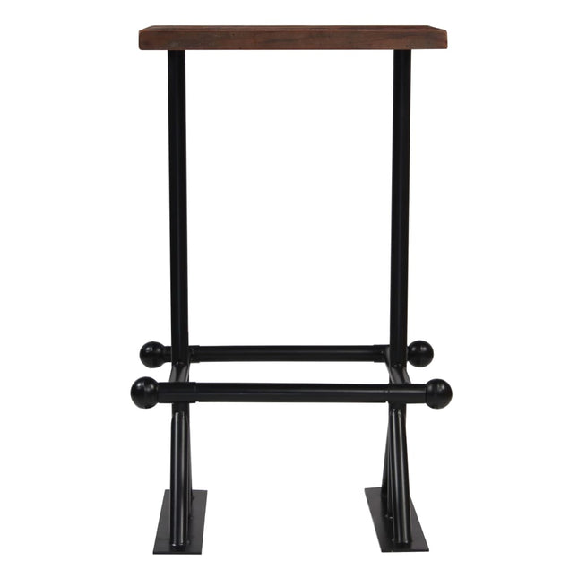 Table De Bar Bois De Récupération Massif Marron