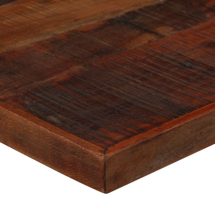 Table De Bar Bois De Récupération Massif Marron