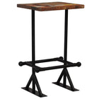 Table De Bar Bois Récupération Massif Multicolore