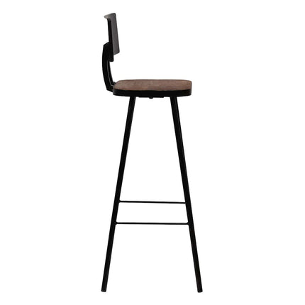 Tabourets De Bar Lot De 2 Bois Massif De Récupération