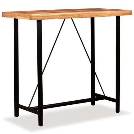 Table De Bar Bois Massif D'acacia