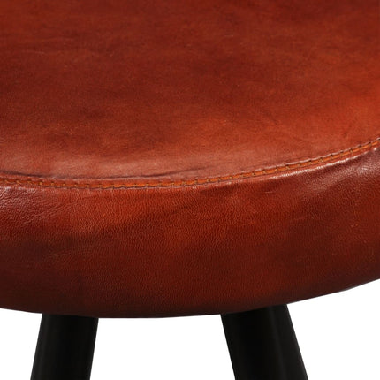 Tabourets De Bar Lot De 2 Cuir Véritable