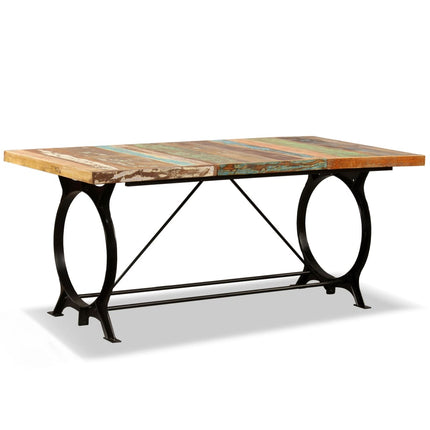 Table À Manger Bois De Récupération Massif 180 Cm