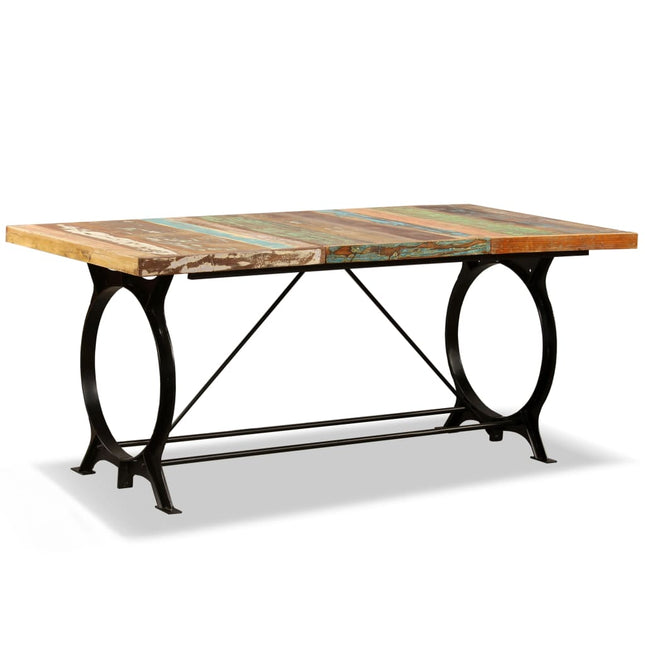 Table À Manger Bois De Récupération Massif 180 Cm