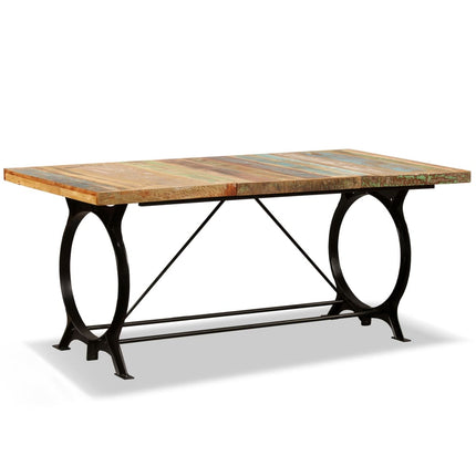 Table À Manger Bois De Récupération Massif 180 Cm