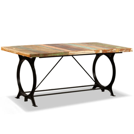 Table À Manger Bois De Récupération Massif 180 Cm