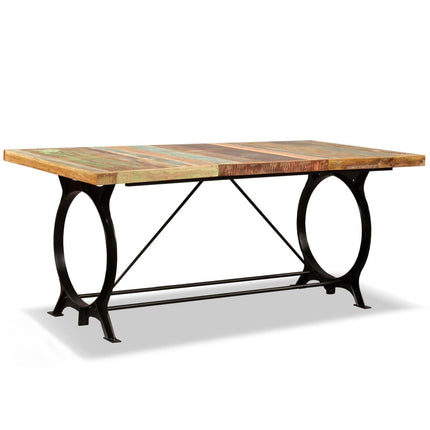 Table À Manger Bois De Récupération Massif 180 Cm