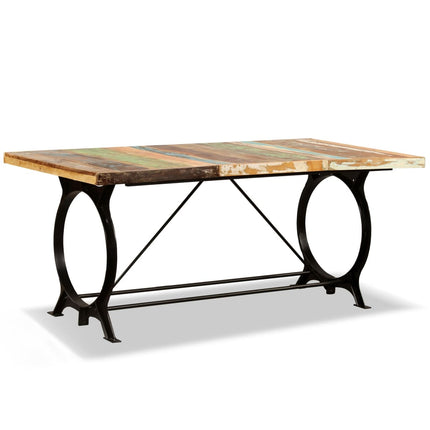 Table À Manger Bois De Récupération Massif 180 Cm