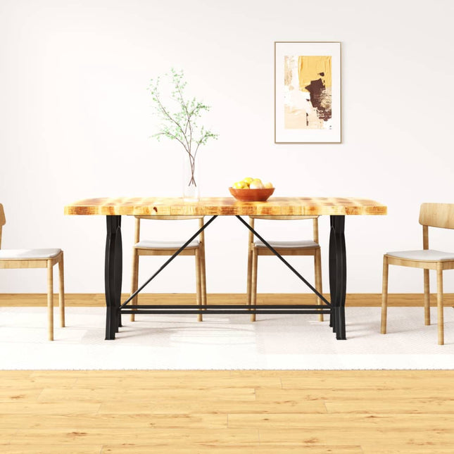 Table À Manger Bois De Récupération Massif 180 Cm