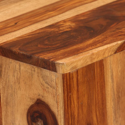 Table Basse Bois Massif 70X70X30 Cm