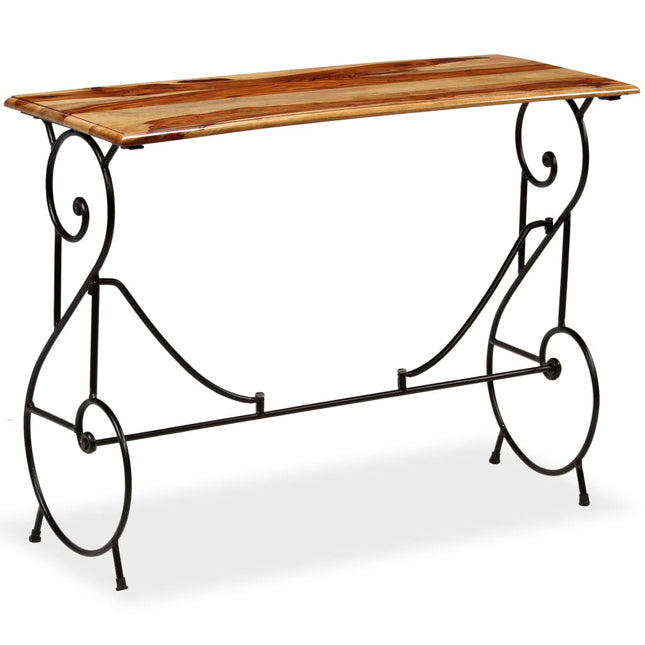 Table Console Bois Massif De Sesham 100 X 40 X 75 Cm