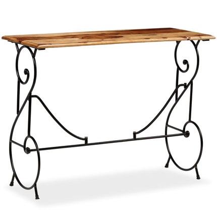 Table Console Bois Massif De Sesham 100 X 40 X 75 Cm