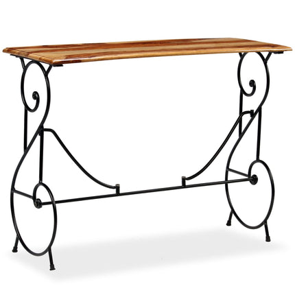 Table Console Bois Massif De Sesham 100 X 40 X 75 Cm