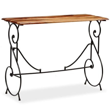 Table Console Bois Massif De Sesham 100 X 40 X 75 Cm