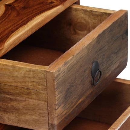 Meuble Tv Bois Massif De Sesham 120 X 30 X 40 Cm