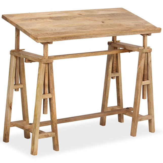 Table À Dessin Bois De Manguier Massif 116 X 50 X 76 Cm