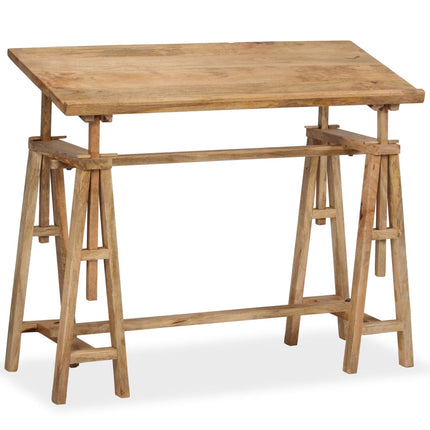 Table À Dessin Bois De Manguier Massif 116 X 50 X 76 Cm