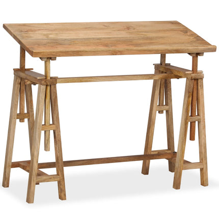 Table À Dessin Bois De Manguier Massif 116 X 50 X 76 Cm