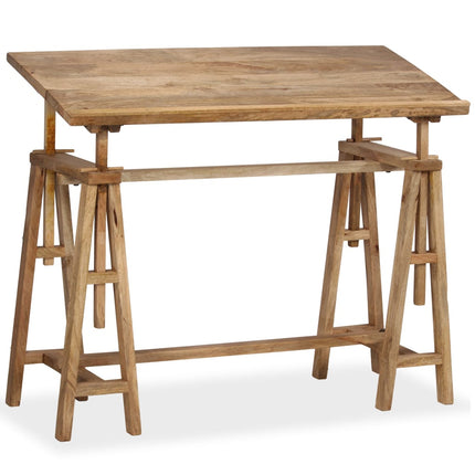 Table À Dessin Bois De Manguier Massif 116 X 50 X 76 Cm