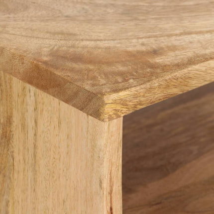Meuble Tv Bois De Manguier Massif 120 X 30 X 48 Cm