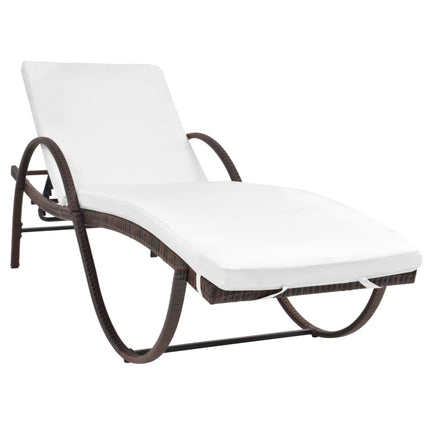 Chaises Longues Lot De 2 Avec Table Résine Tressée