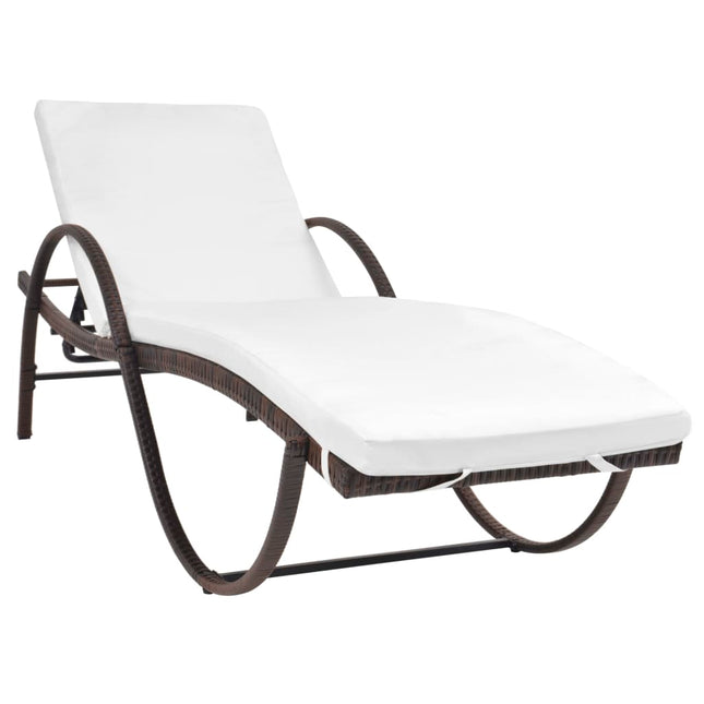 Chaises Longues Lot De 2 Avec Table Résine Tressée
