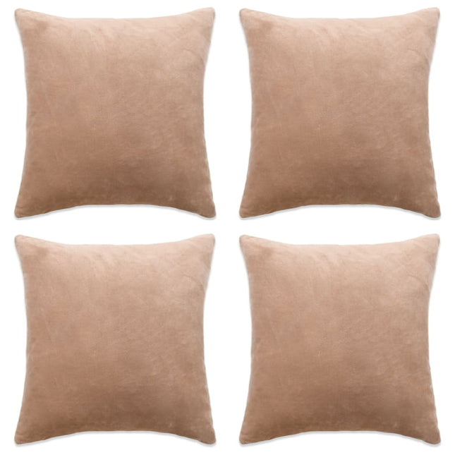 Housses De Coussin 4 Pcs Tissu