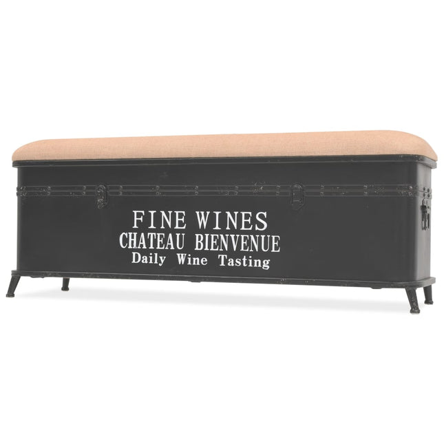 Banc De Rangement Avec Coussin 103 X 30 X 40 Cm